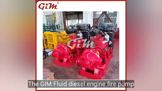 Electric/Diesel Engine Fire Fighting Hydrant Sprinkler Pump with Automatic Controller High-Pressure, High-Flow for Emergency - Custom Design